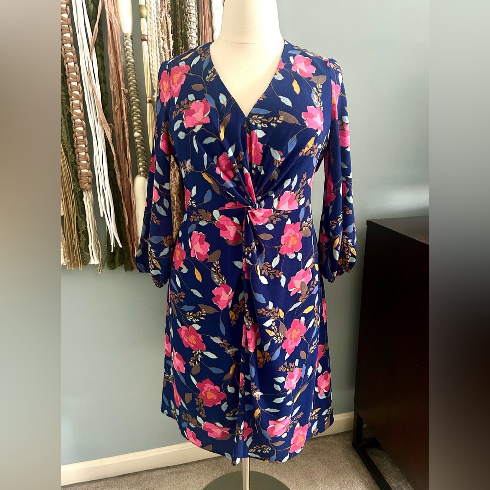 Floral Midi Length Dress